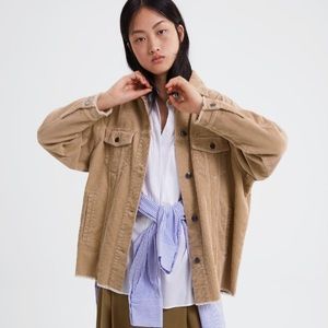 Corduroy Zara Jacket im Camel